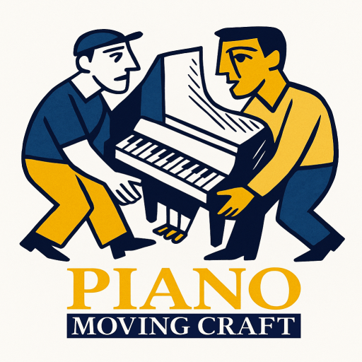 piano moving craft logo