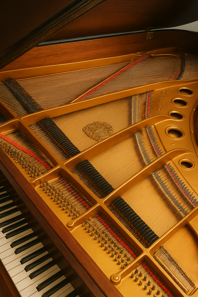 piano fragile on the inside