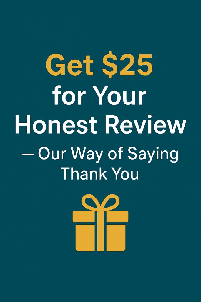 25 dollars for honest review